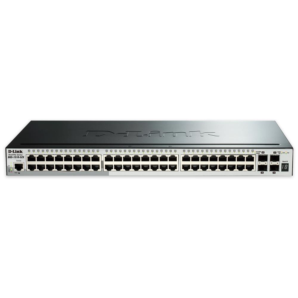 Switch Smart Managed DGS-15-52MXP 48 X 10 / 100 / 1000 PoE / 4 x 10G SFP+ 176 Gbps - Foto 1