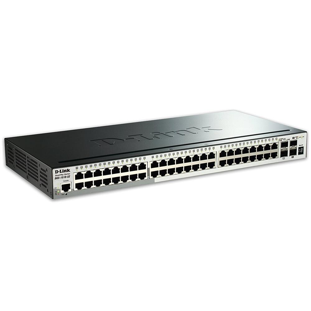 Switch Smart Managed DGS-15-52MXP 48 X 10 / 100 / 1000 PoE / 4 x 10G SFP+ 176 Gbps - Foto 2