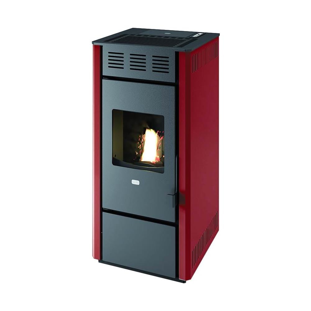 Stufe Punto Fuoco Pellet Martina-14 12kw (br) Rosso - Foto 1