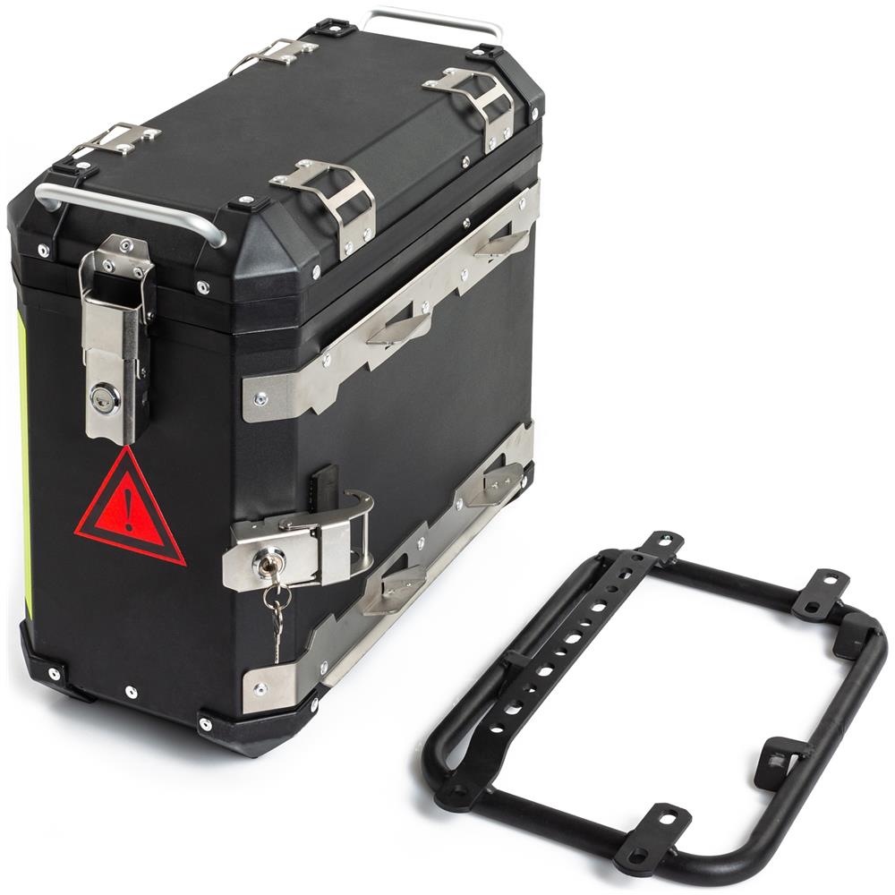 Valigia Laterale Sinistra Moto Alluminio 30l Nero - Foto 2