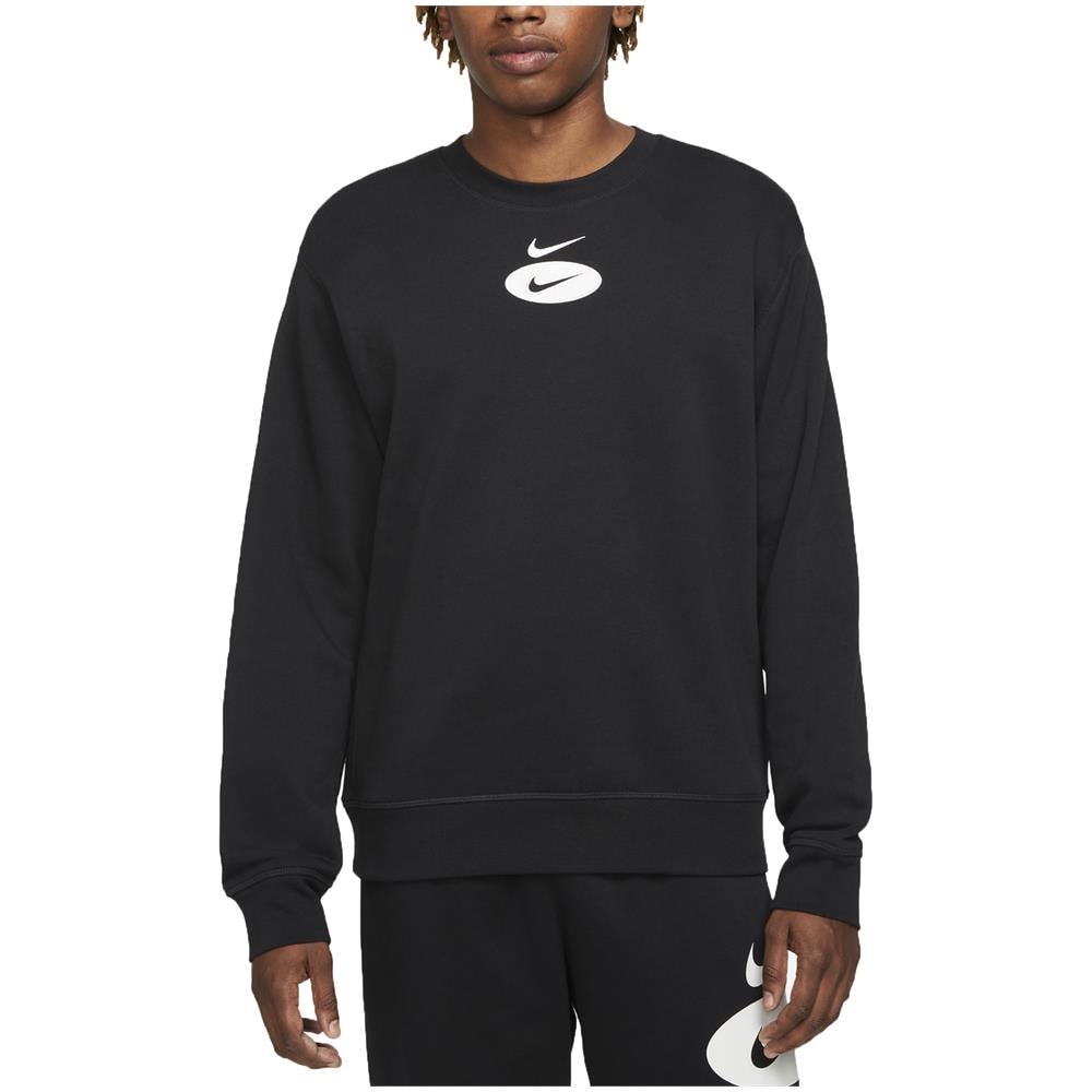 Felpa Da Uomo Girocollo Swoosh League Nera Taglia L Cod Dm5460-010 - Foto 1