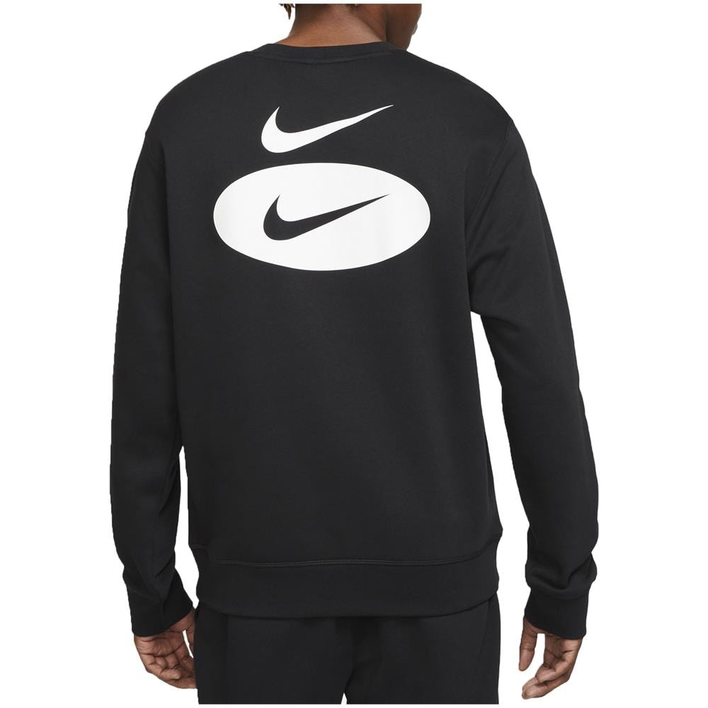 Felpa Da Uomo Girocollo Swoosh League Nera Taglia L Cod Dm5460-010 - Foto 2