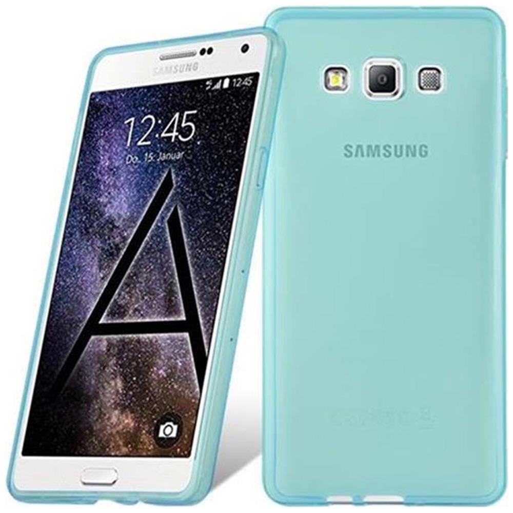 Custodia Compatibile Con Samsung Galaxy A7 2015 In Blu Transparente - Coperchio Protettivo In Silicone Tpu Flessibile - Foto 7