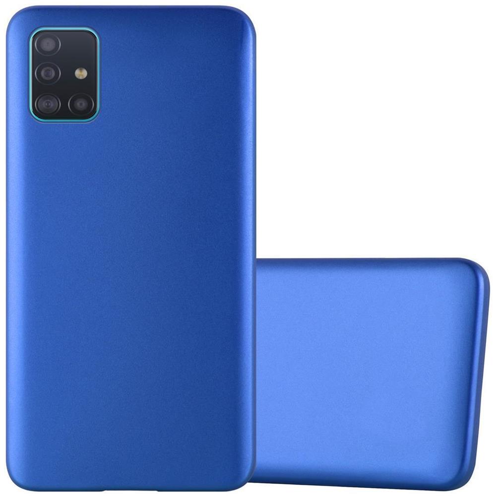Custodia Compatibile Con Samsung Galaxy A51 4g / M40s In Blu Metallico - Coperchio Protettivo In Silicone Tpu Flessibile - Foto 1
