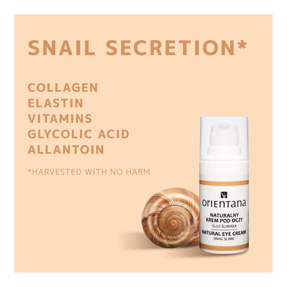 Crema Naturale Lumaca Sotto Occhi Per Rughe Occhiaie Gonfiore e Borse - Idratante Anti-invecchiamento per Donne con Collagene & Caffeina - Trattamento Rassodante & Idratante Occhi, 15ml - Foto 3