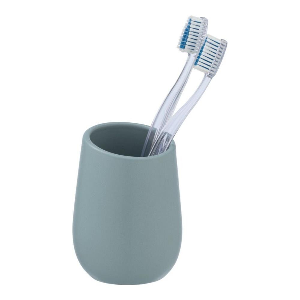 Tazza In Ceramica Per Spazzole Badi, Grigio, - Foto 1