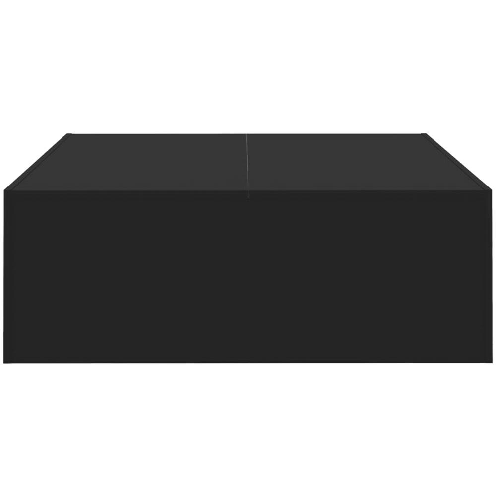 Tavolino da Salotto Nero 100x100x35 cm in Truciolato - Foto 2