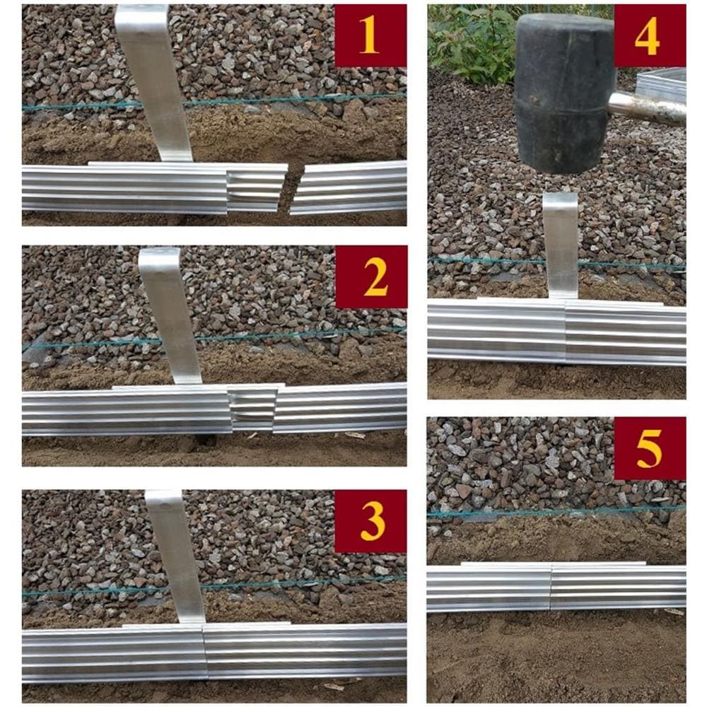 Bordure Per Aiuole Green Universe 10cm X 100cm | Aiuole Giardino | Cordoli Per Aiuole - Foto 2