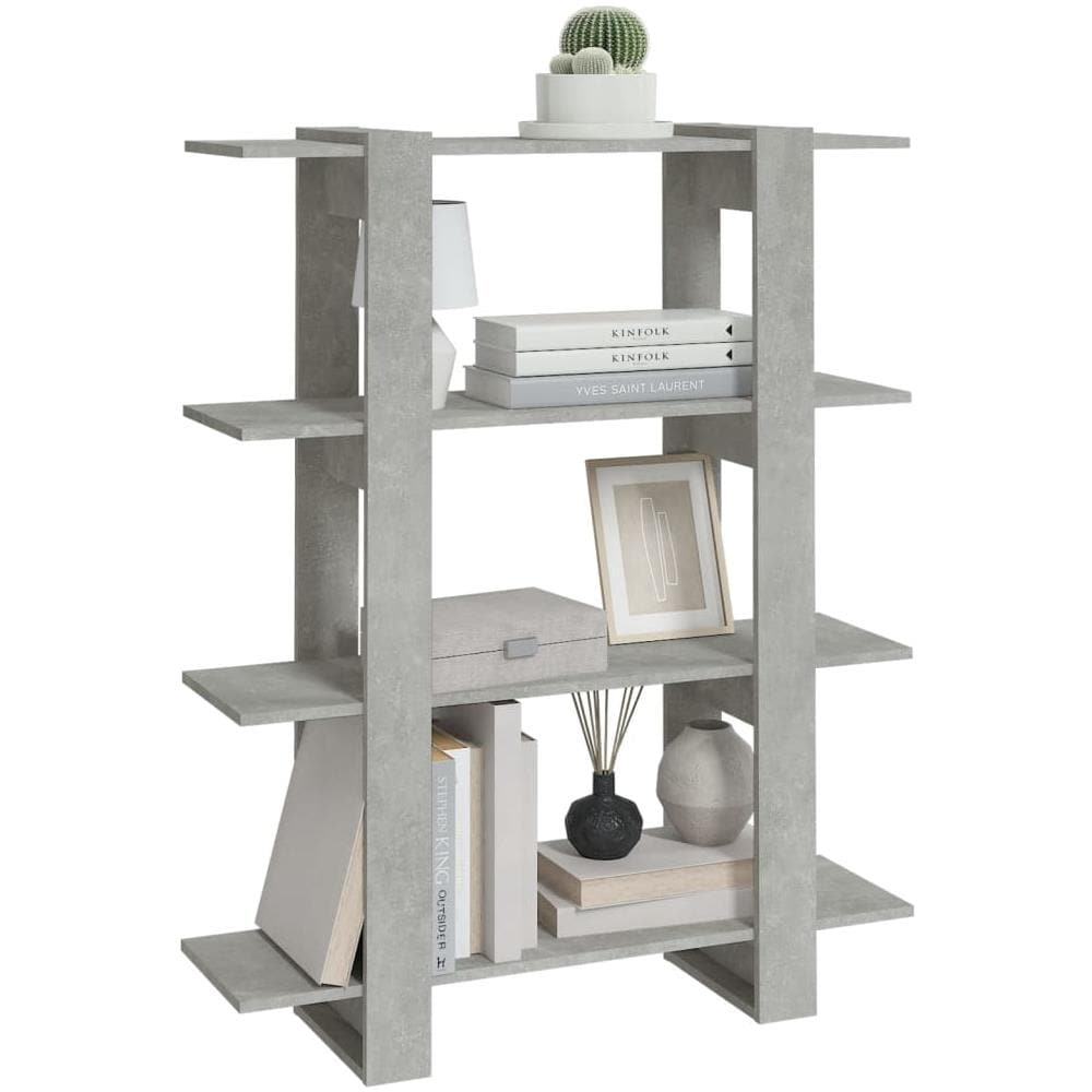 Libreria / divisorio Grigio Cemento 100x30x123,5 Cm - Foto 3