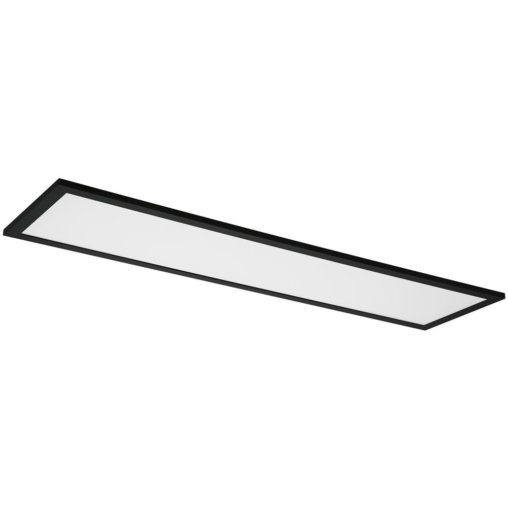 Ledvance Plafoniera Led Nero, 30w, 1700lm, 3000-6500k, 100x25 Cm, Luce A Parete Dimmerabile, Tecnologia Rgb, Smart+planon, Controllabile Tramite App O Assistente Vocale Come Alexa O Google, - Foto 1