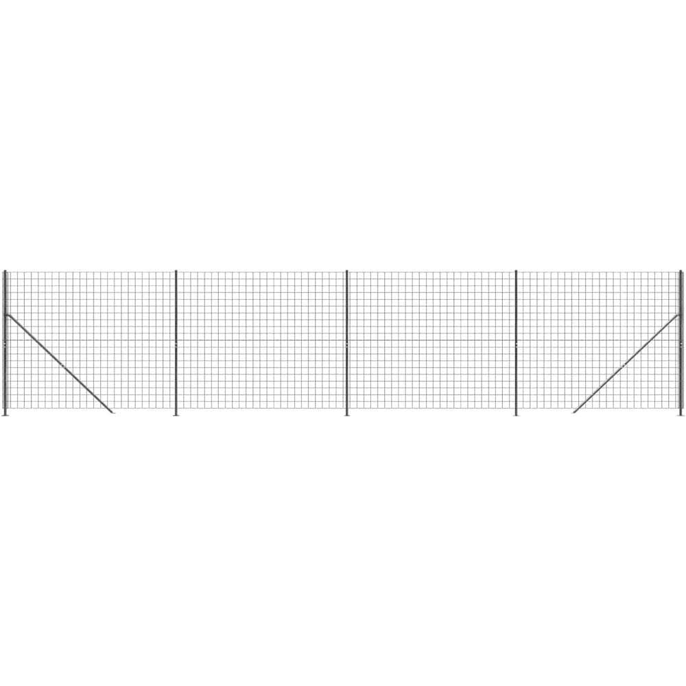 Recinzione Metallica Con Flangia Antracite 2x10 M - Foto 1