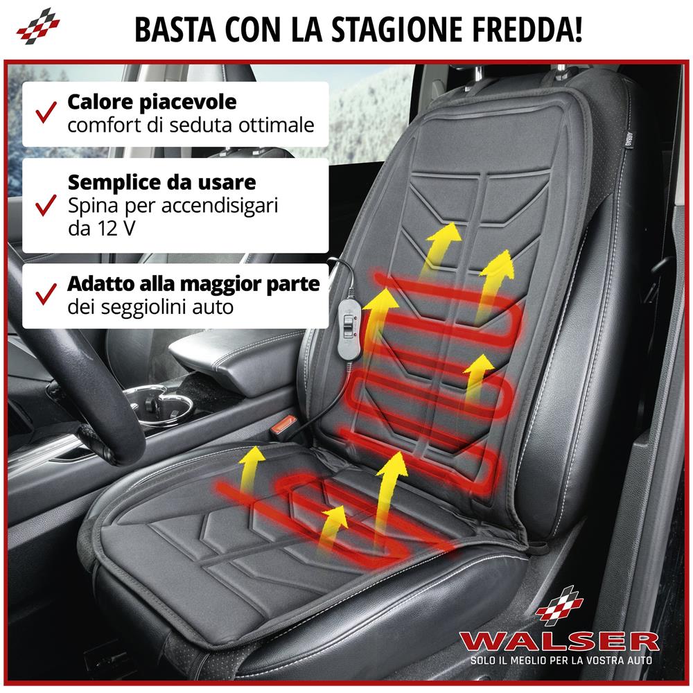 Coprisedile Auto Calor, Coprisedile Riscaldabile, Cuscinetto Riscaldante Per Sedili Auto Con Spina Da 12 Volt - Foto 2