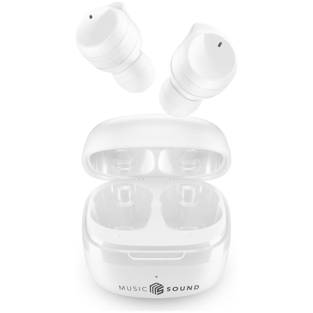 Cuffie Bluetooth FLOW con Custodia di Ricarica Colore Arancione Bianco - Foto 2