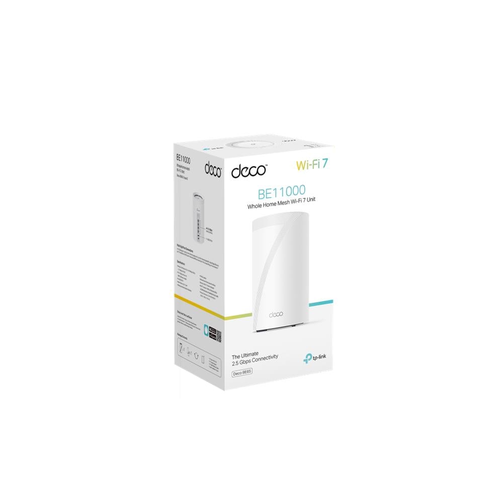 Deco BE65 Tri-band (2,4 GHz / 5 GHz / 6 GHz) Wi-Fi 7 (802.11be) Bianco 4 Interno - Foto 4