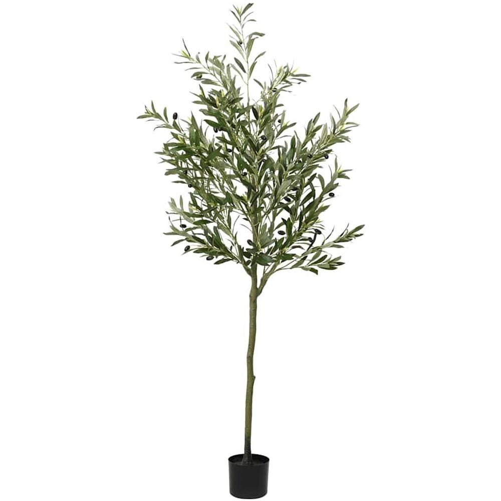 Albero Ulivo Artificiale 700 Foglie 180 cm Verde - Foto 1