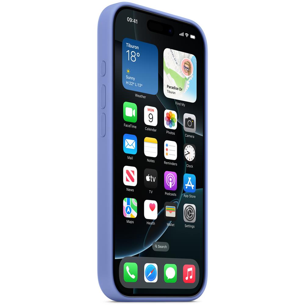 Custodia MagSafe in silicone per iPhone 16 Pro - Pervinca - Foto 5