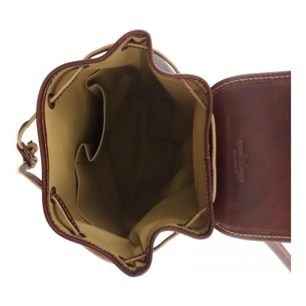 Zaino In Pelle Donna Colore Marrone - Pelletteria Toscana Made In Italy - Zaino - Foto 2