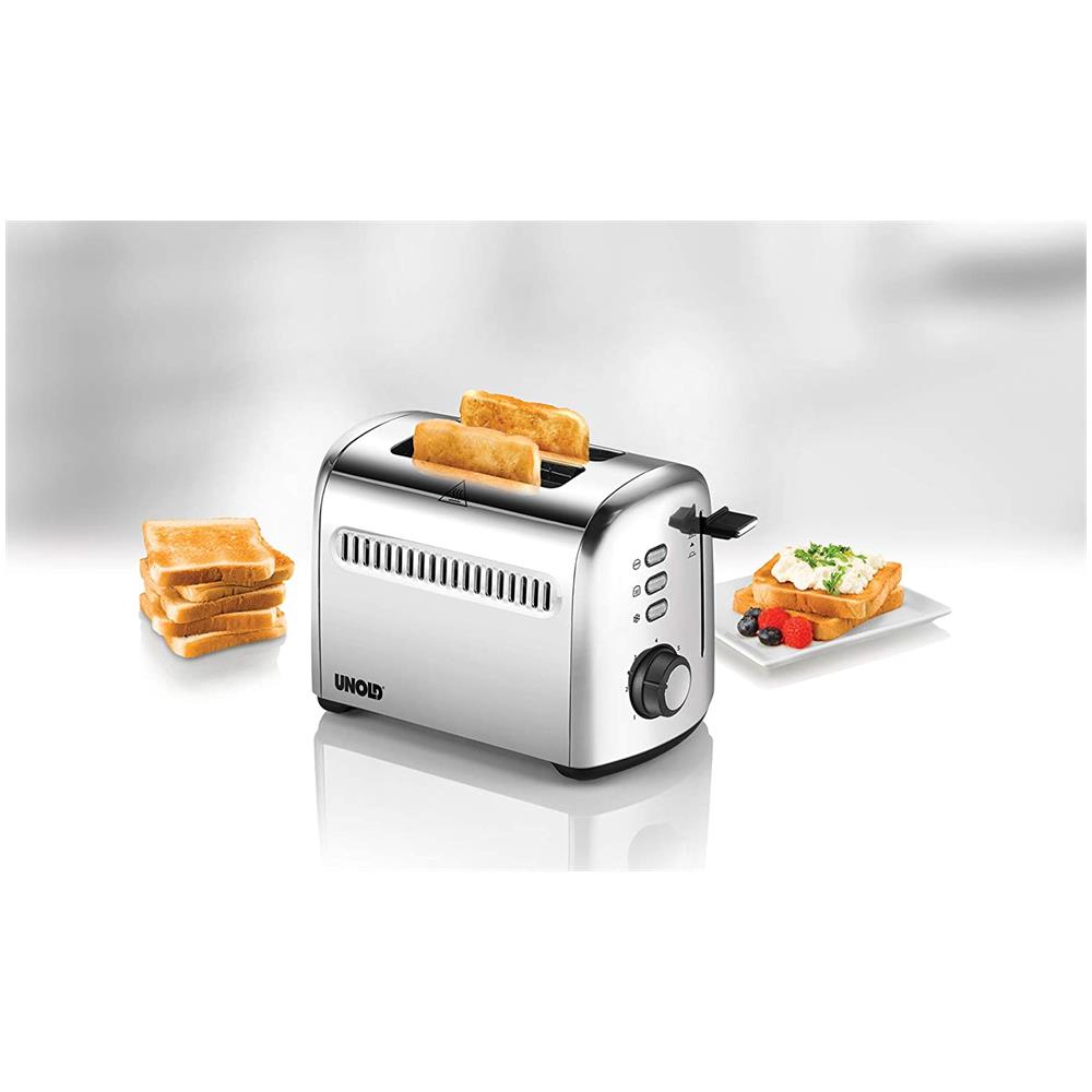 Tostapane 38326 a 2 Fette Potenza 900 W Colore Acciaio Inox - Foto 5