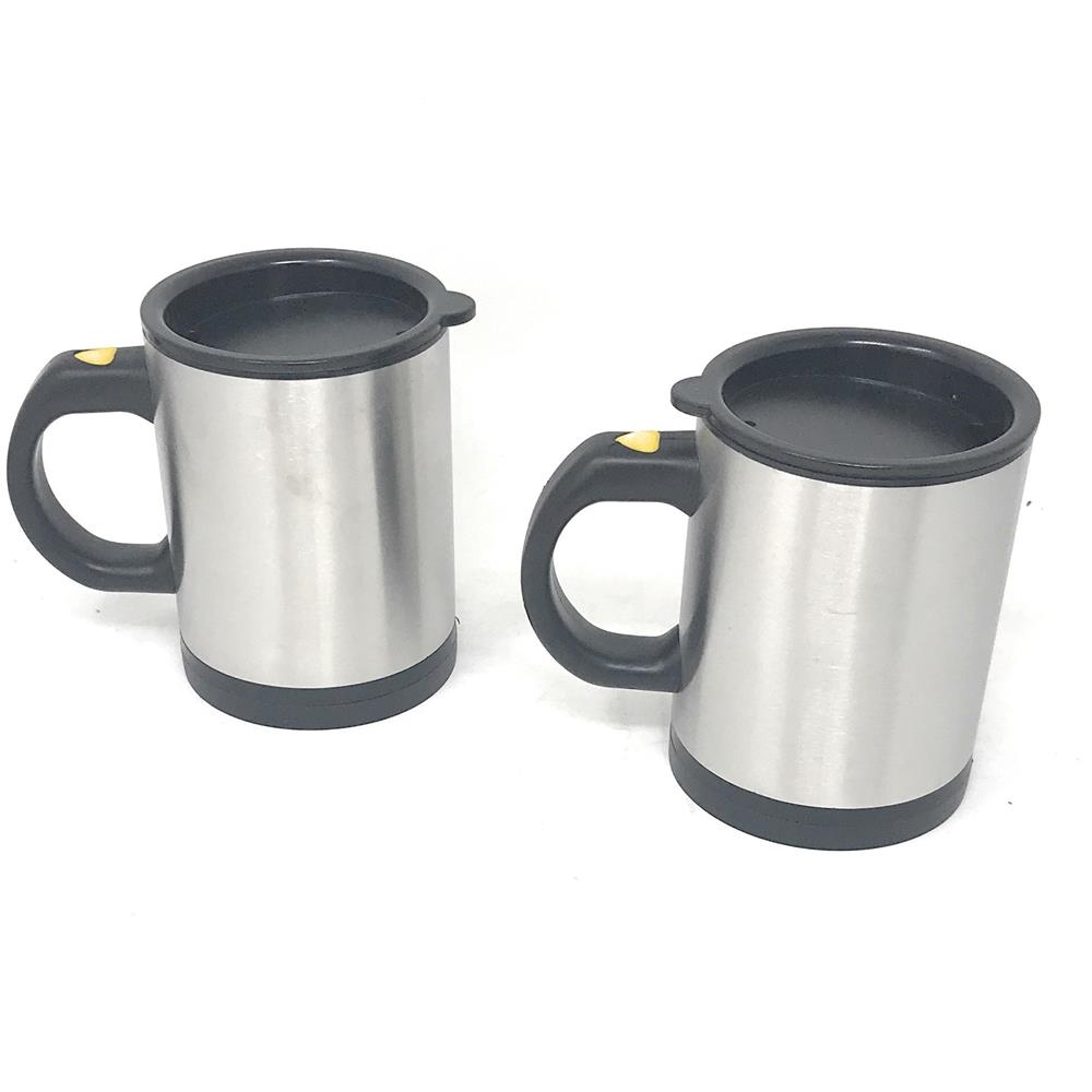 Coppia Di Tazze Termici Auto Mescolanti 2 Bicchieri Elettrici Automatici 350 Ml - Foto 1