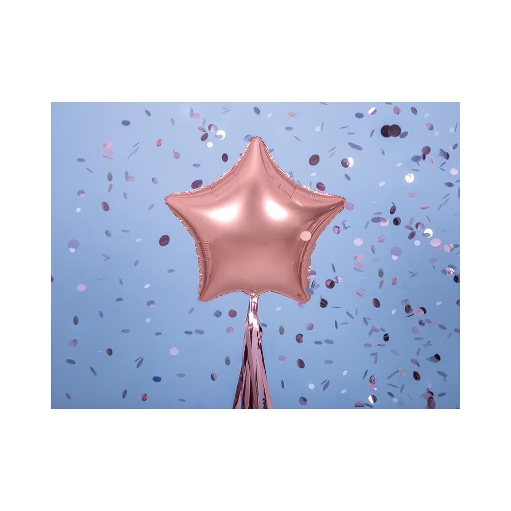 Partydeco - Palloncino Alluminio Stella Oro Rosa Metallizzato - Foto 2