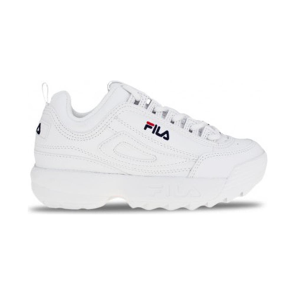 Distruptor Scarpe Sneakers Pelle Bianco Unisex Bianco 36 - Foto 1