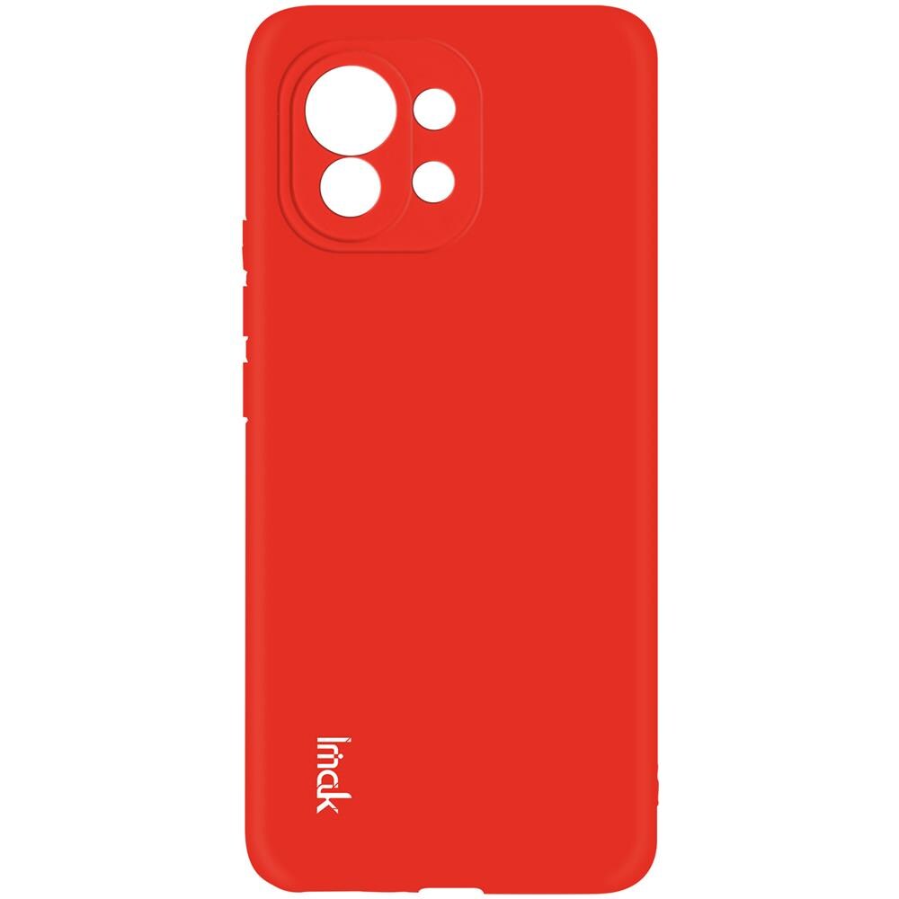Cover Per Xiaomi Mi 11 In Gel Di Silicone Flessibile E Resistente,, Rossa - Foto 1