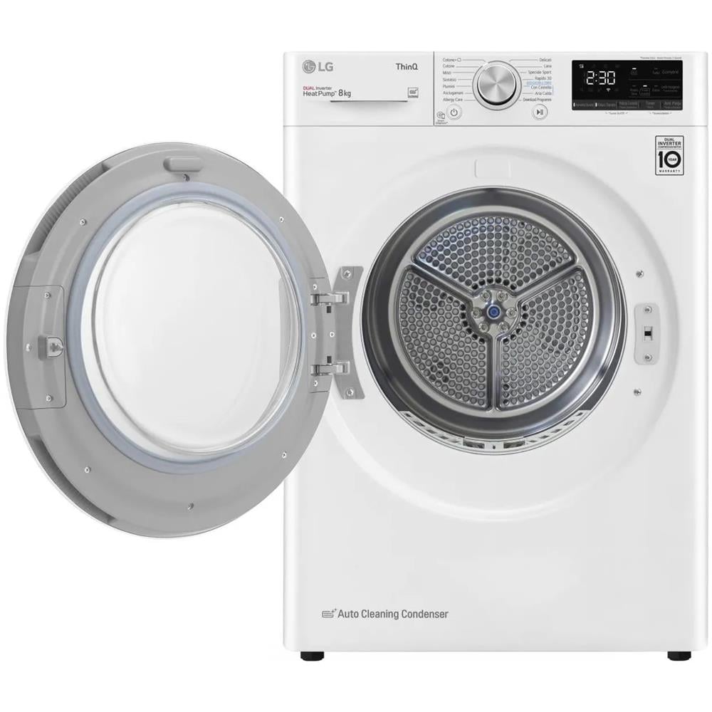 Asciugatrice RH80V9AVHN Smart Dual EcoHybrid 8 Kg Classe C a Condensazione con Pompa di Calore - Foto 3