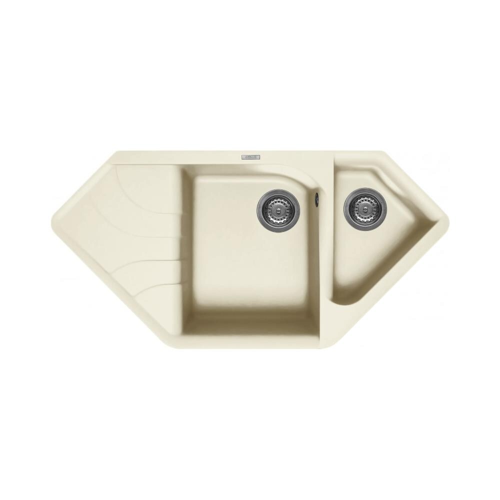 Lav. Ego Corner 100x50 2vg Bianco Antico 62 Bianco - Foto 1