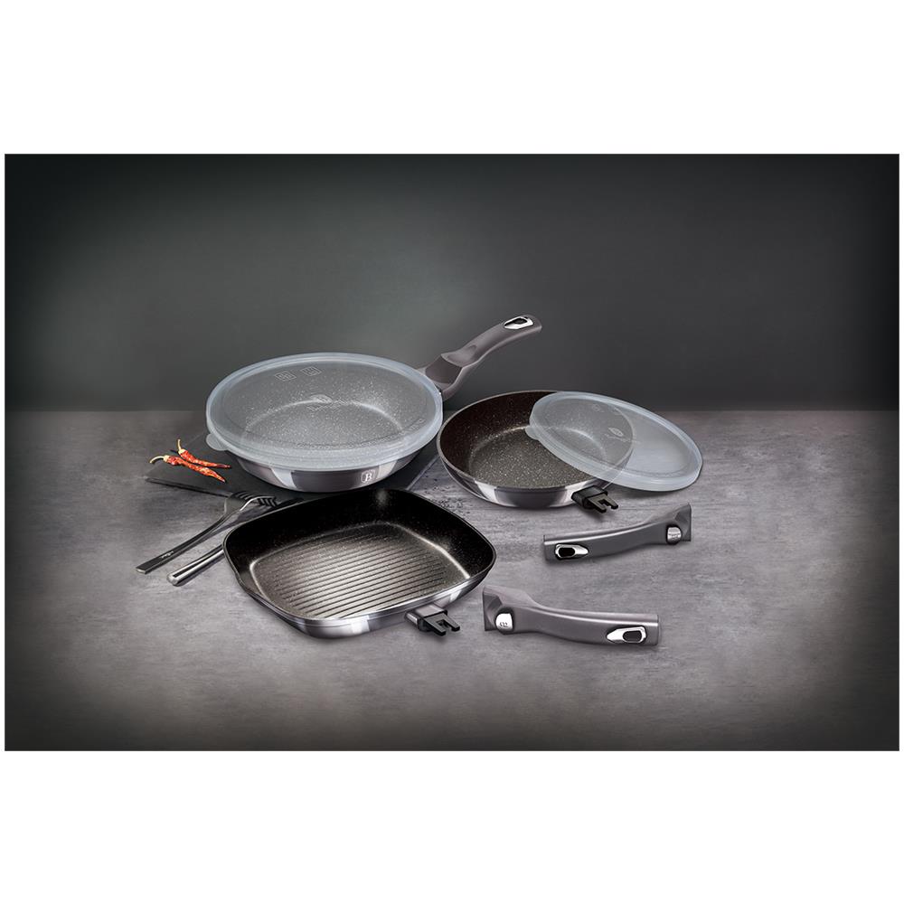 Set Di 3 Pentole In Granito Berlingerhaus Bh-7048 - Foto 2