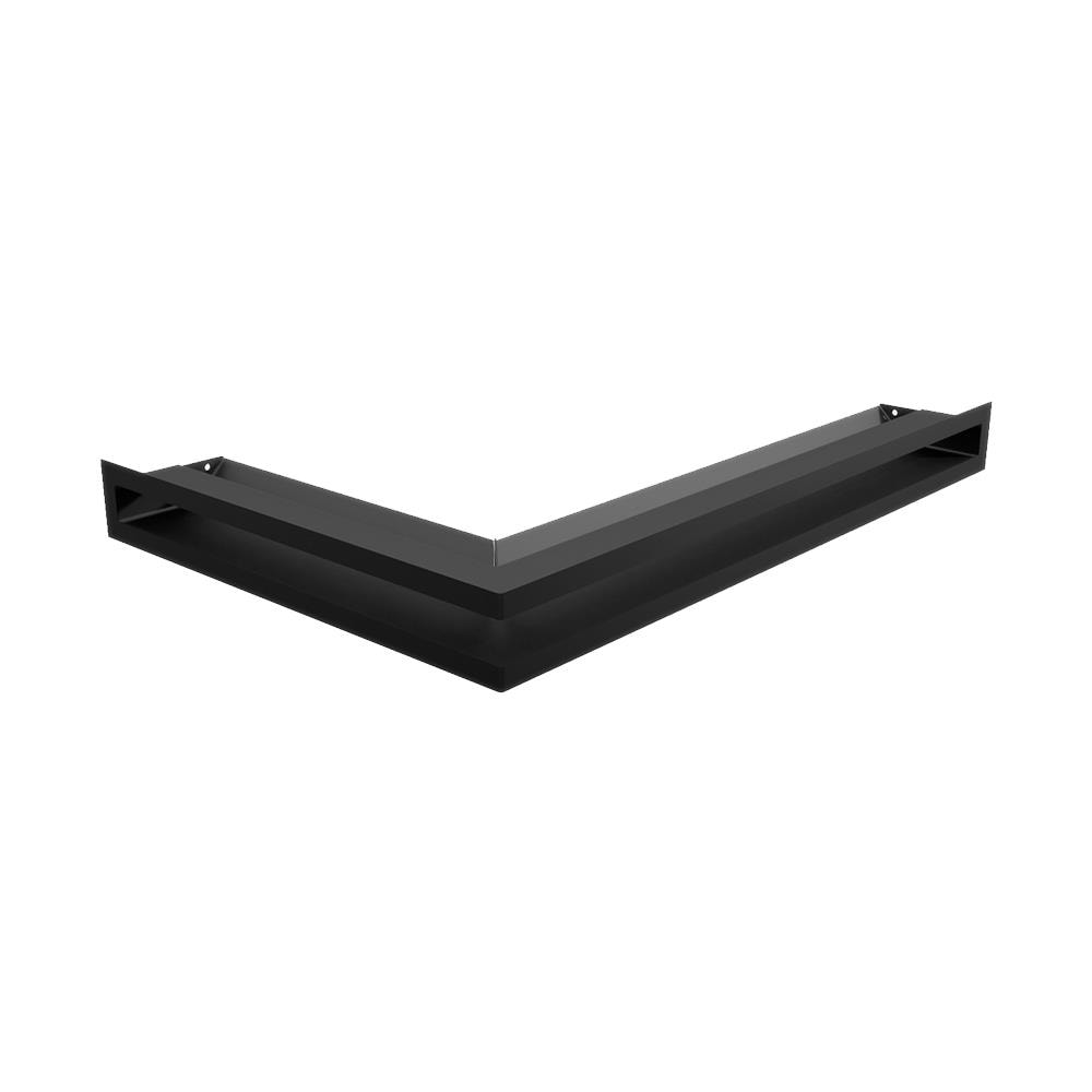 Griglia Di Ventilazione Luft Angolo Destra 40x60x6 Nero - Foto 1