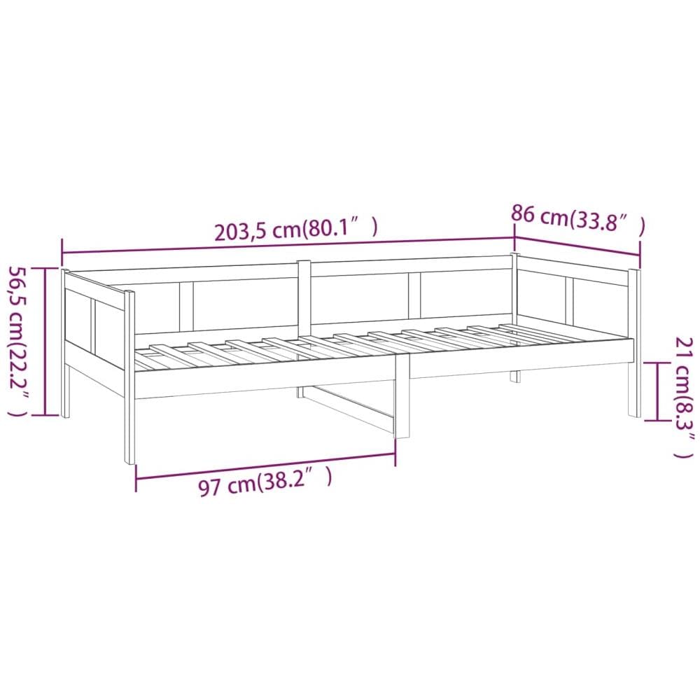 Tavolino da Salotto in Legno Massello 110x60x45 cm - Foto 9