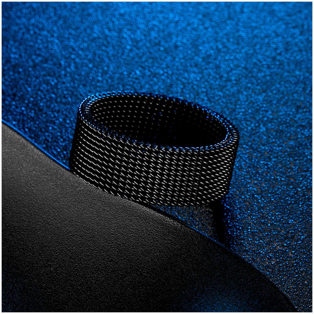 Anello In Maglia Flessibile In Acciaio Inossidabile Black - Foto 2