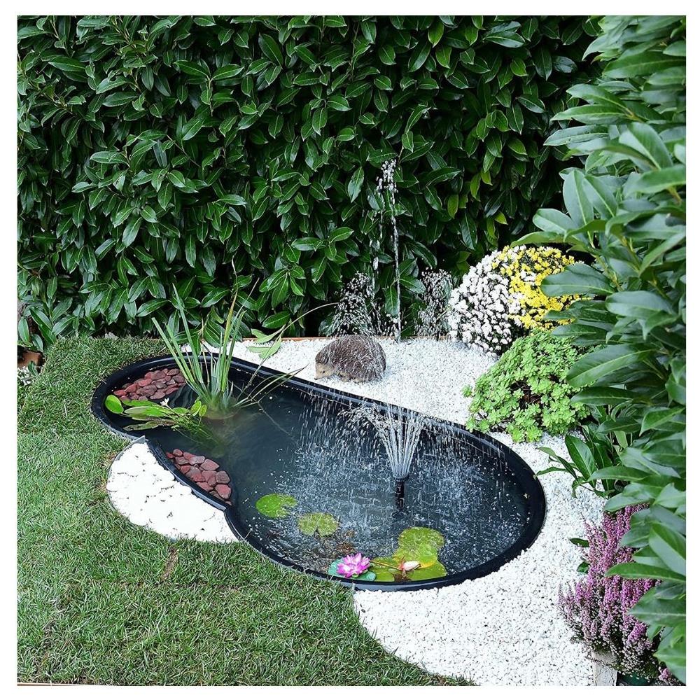 Laghetto Da Giardino Tovel Nero Litri 500 Da 190x105xh52 - Foto 1