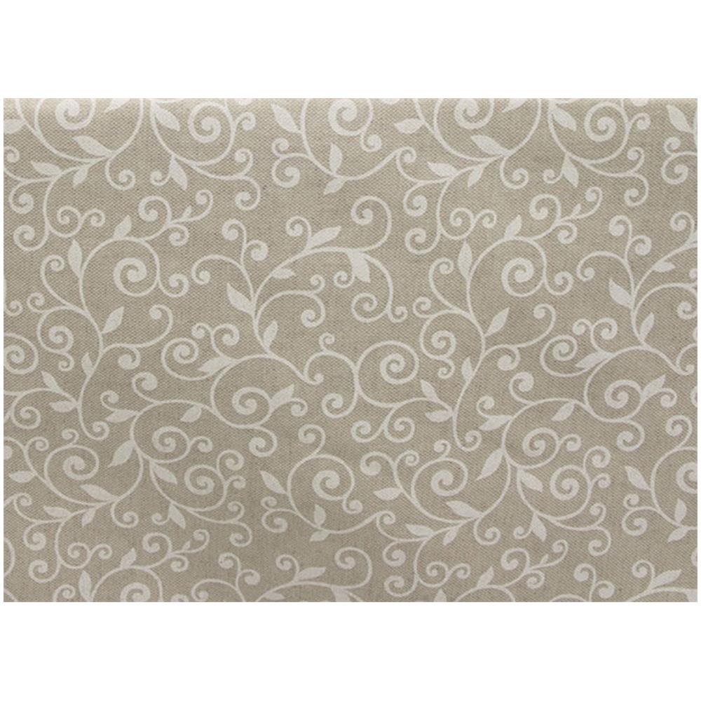 Tovaglia Miros Resinata Antimacchia Copritavolo Cucina Disegno Stefy 140x180 Beige - Foto 5