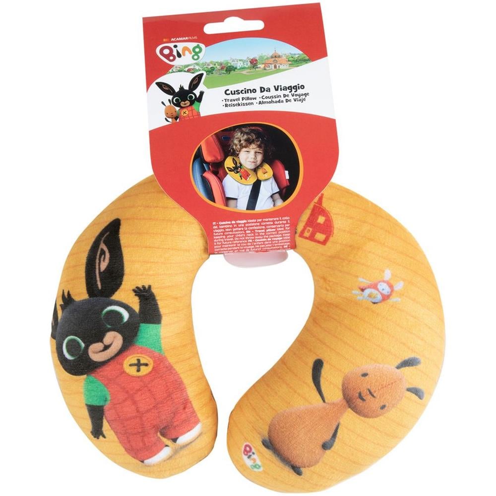 Cuscino Baby Per Collo Da Viaggio Cervicale In Tessuto Coniglietto Bing Bambini - Foto 2