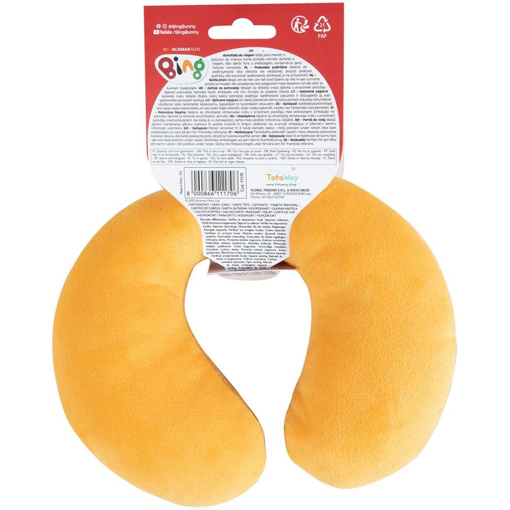 Cuscino Baby Per Collo Da Viaggio Cervicale In Tessuto Coniglietto Bing Bambini - Foto 3