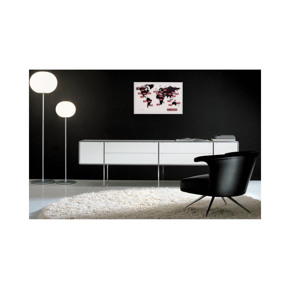 2897 orologio da parete e da tavolo Orologio digitale Rettangolo Nero - Foto 5