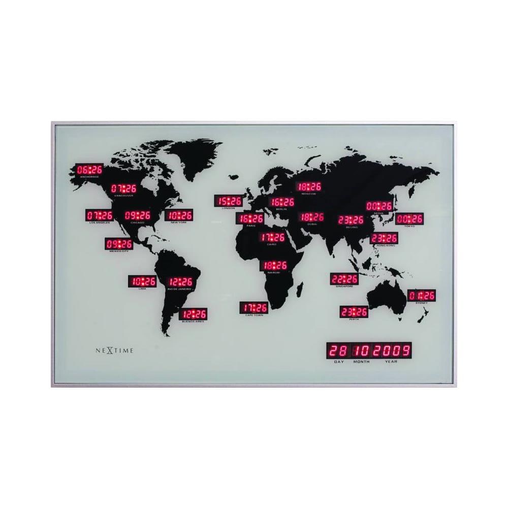 2897 orologio da parete e da tavolo Orologio digitale Rettangolo Nero - Foto 2