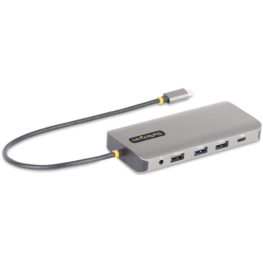 Adattatore multiporta USB-C a tre monitor, HDMI / DisplayPort, hub 4x USB, 100W PD, GbE, lettore di schede SD /MicroSD - Foto 2