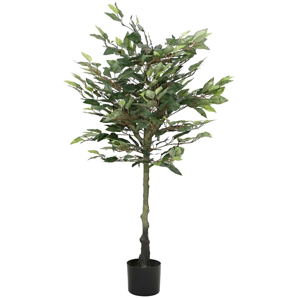 Albero di Ficus Artificiale 480 Foglie 130 cm Verde - Foto 1