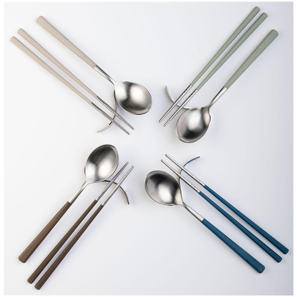 Rest Audrey Hive Colours Poggia posate in acciaio Confezione - Set 4pz multicolore Rest audrey Hive Colour Made in Italy - Foto 2