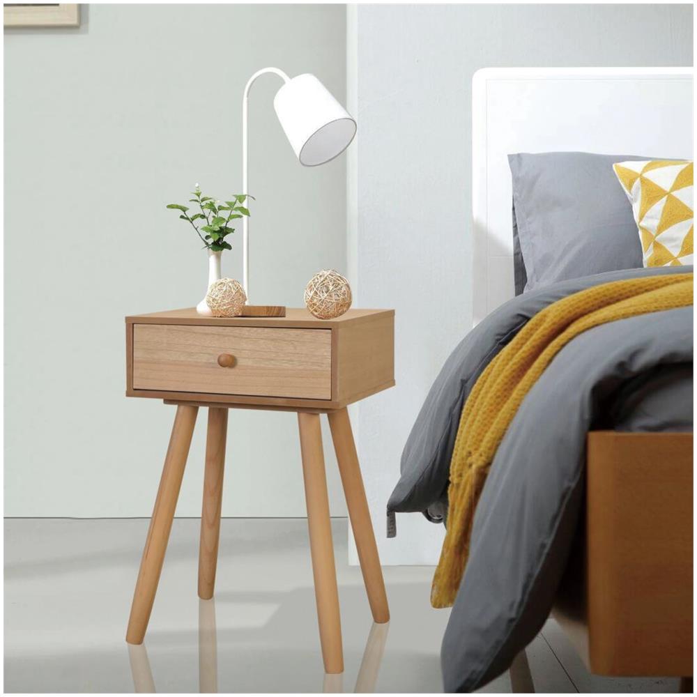 Comodini Set 2 Pz In Massello Di Pino 40x30x61 Cm Marroni - Foto 1