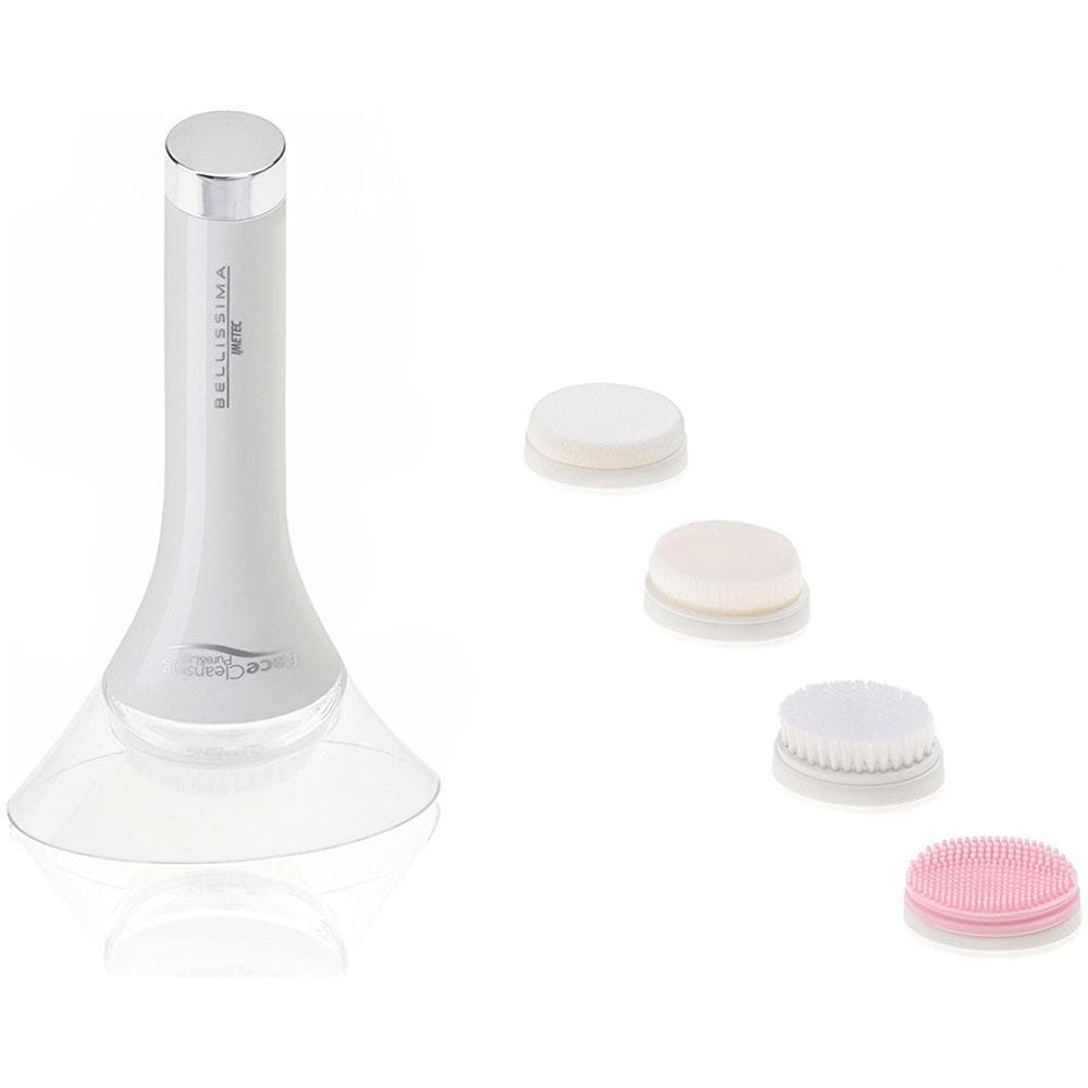 Bellissima Face Cleansing Pure&light Spazzola Per La Pulizia Del Viso, 4 Testine Trattamenti Personalizzati - Foto 1