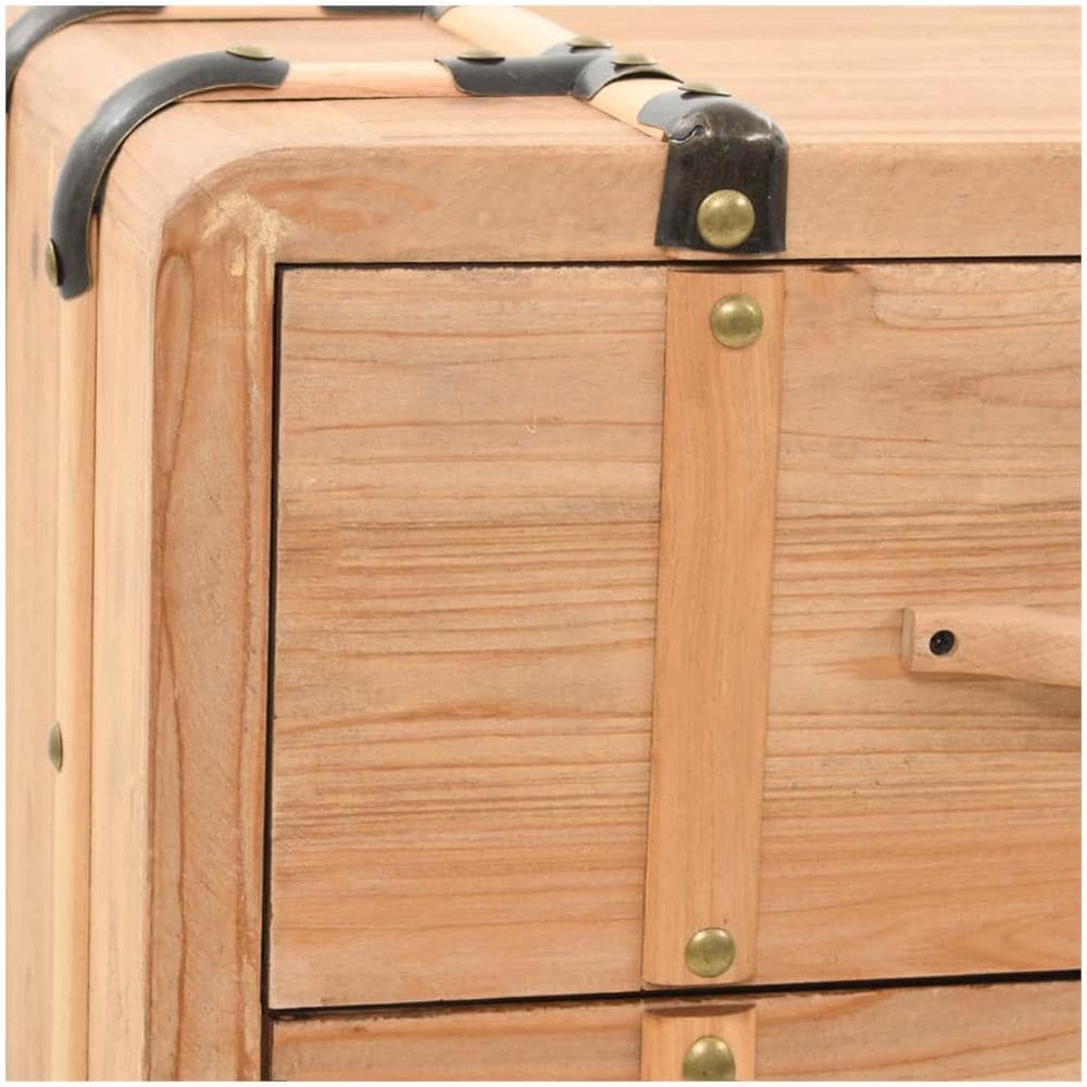 Cassettiera in Legno Massello di Abete 91x35x73 cm - Foto 2