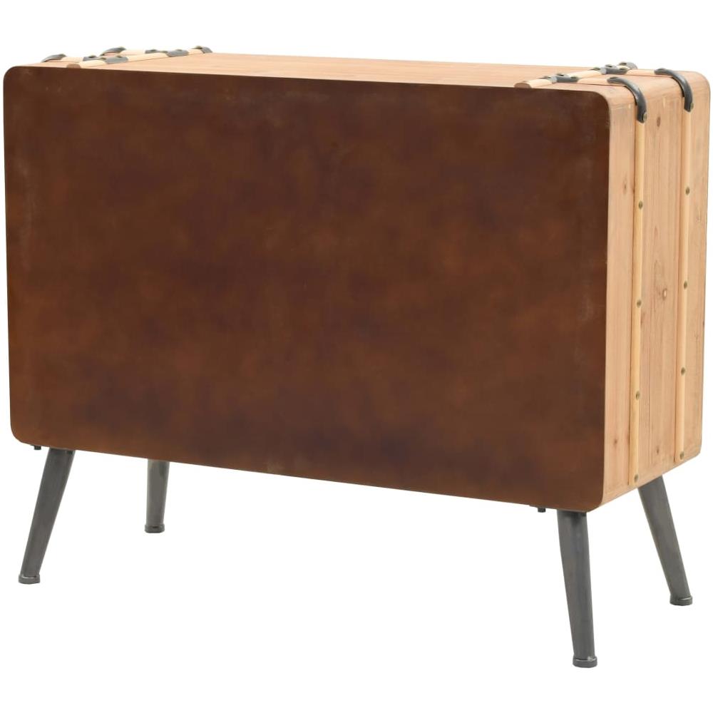 Cassettiera in Legno Massello di Abete 91x35x73 cm - Foto 7