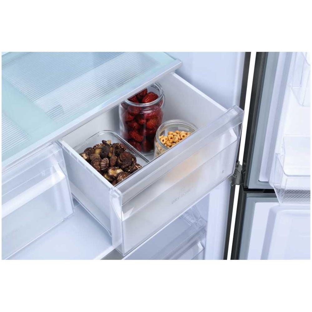 Frigorifero 4 Porte HTF-458DG6 Total No Frost Classe F Capacità Netta 465 Litri Colore Inox - Foto 8