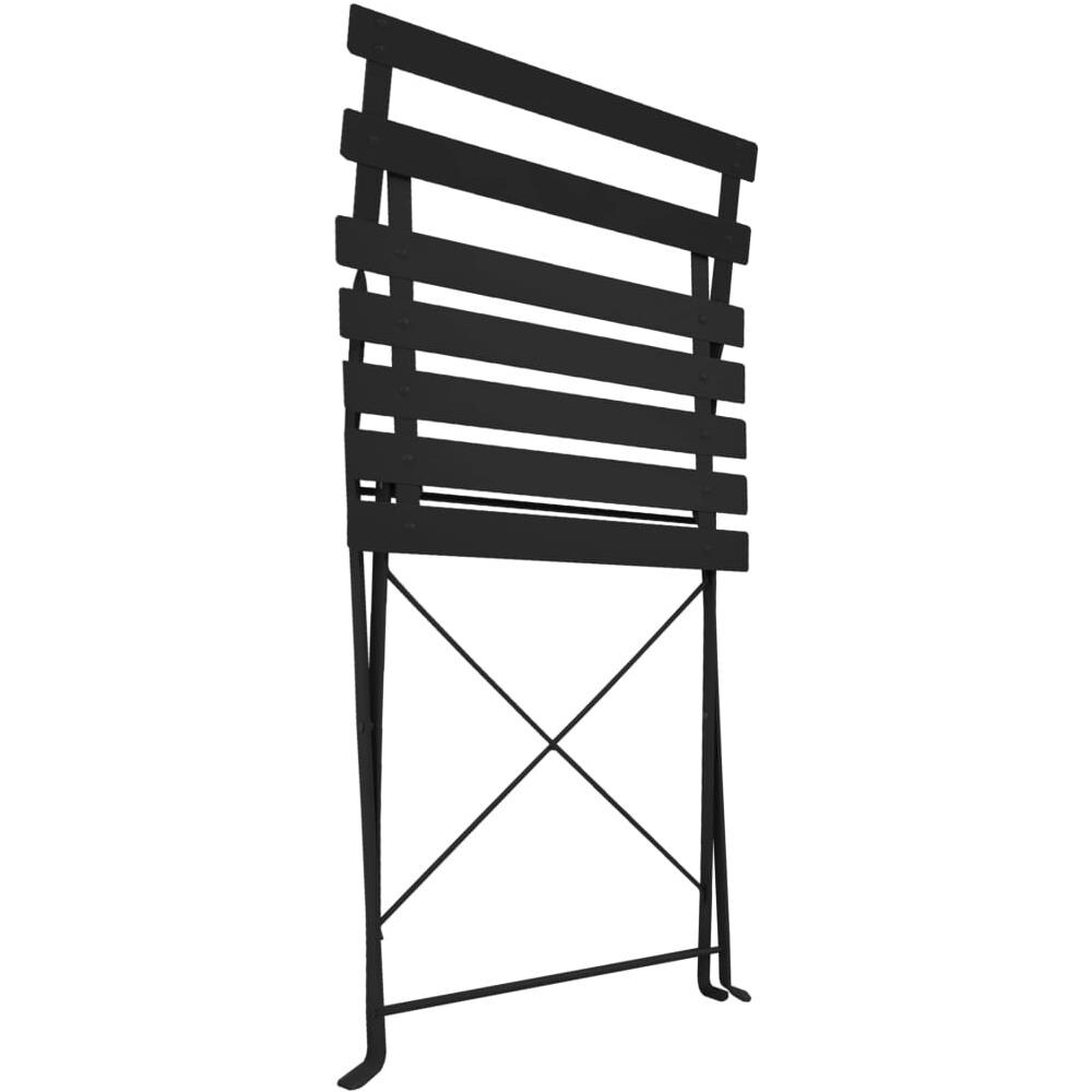 Set Bistrò Da Giardino 3 Pz In Acciaio Nero - Foto 7