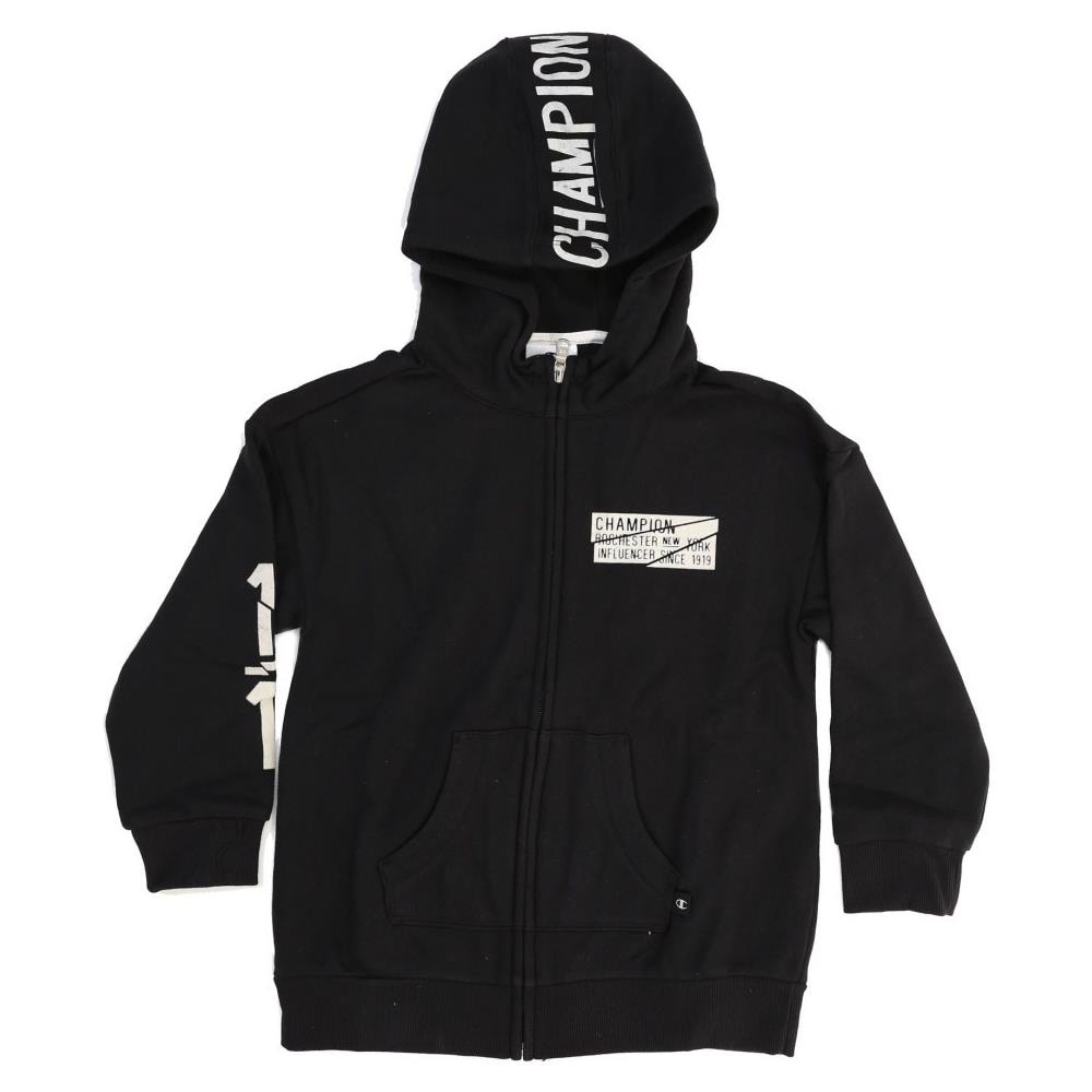 Felpa Bambino Full Zip - Taglia: M - Colore: Nero - Foto 1
