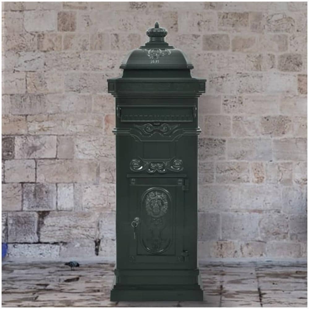 Cassetta Della Posta In Alluminio Inossidabile Vintage Verde - Foto 1