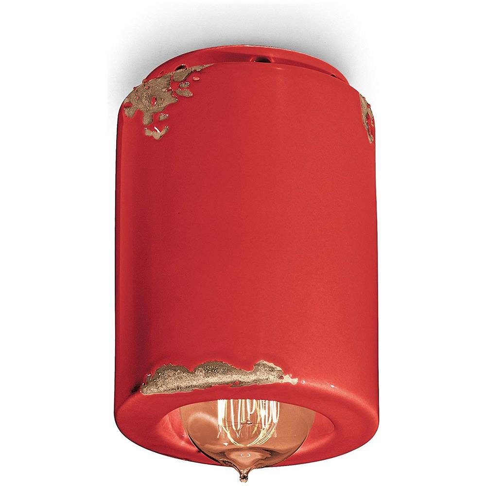 Vintage C985, Plafoniera, - Rosso - Foto 1